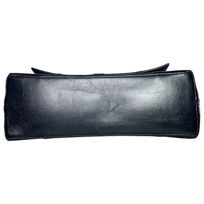 Balenciaga Black Downtown Chain Shoulder Bag