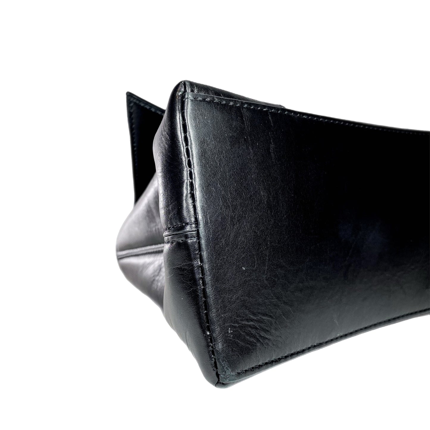 Balenciaga Black Downtown Chain Shoulder Bag