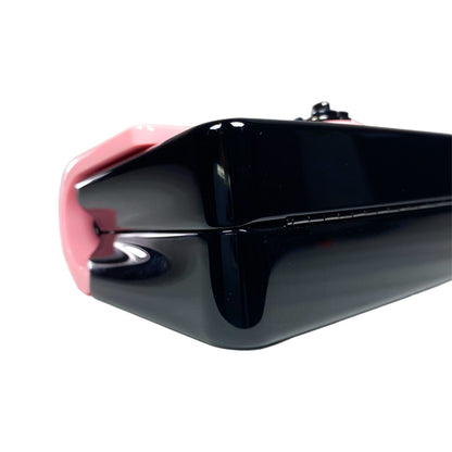 Chanel Pink Black Mini Evening Plexi Bag