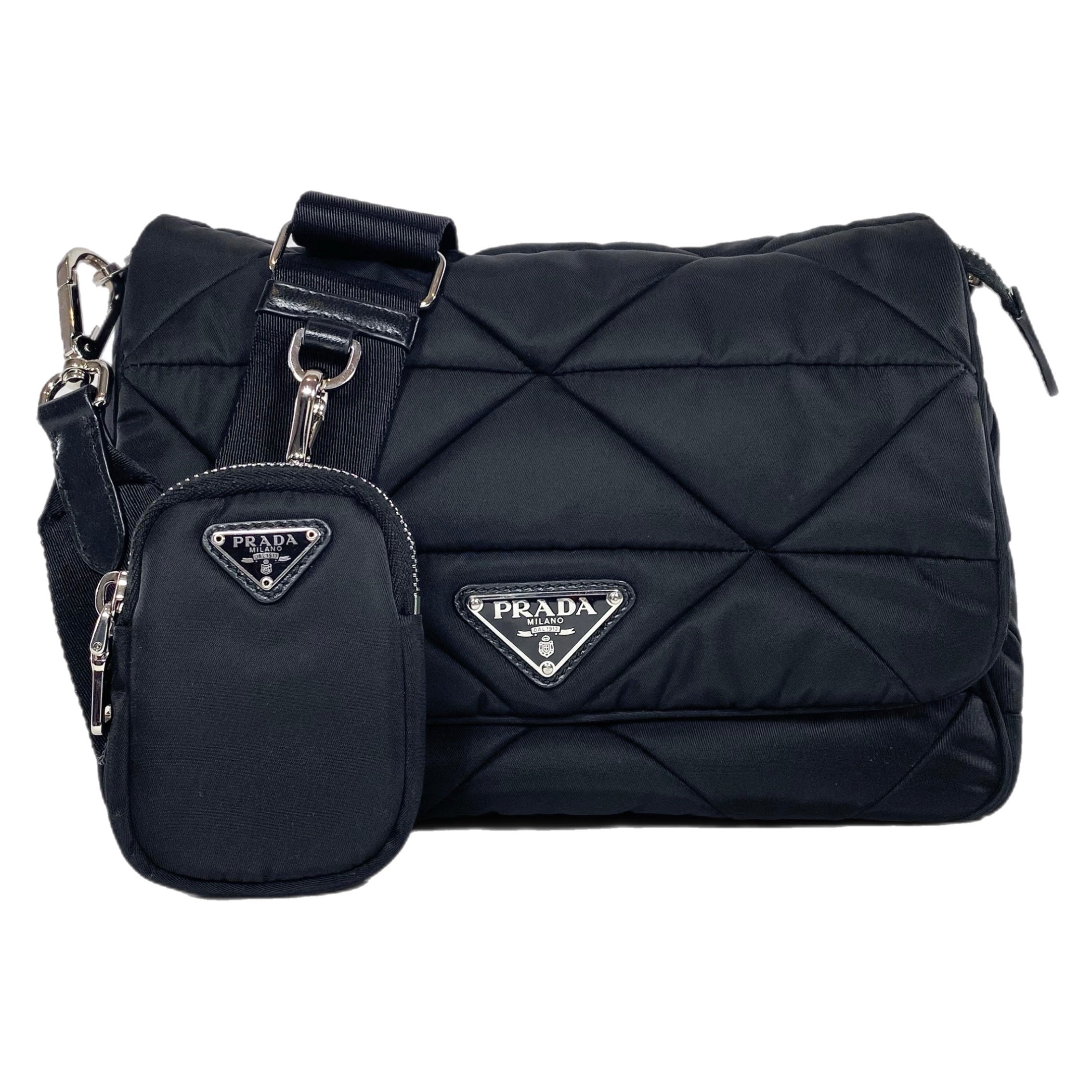 Prada Black Re-Nylon Shoulder Bag