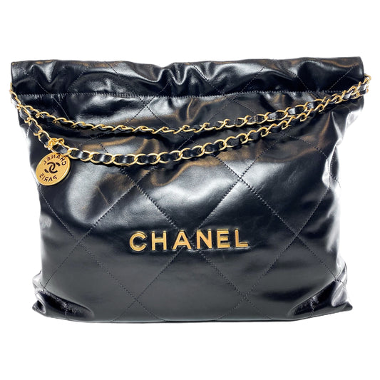 Chanel 22 Medium Black Quilted