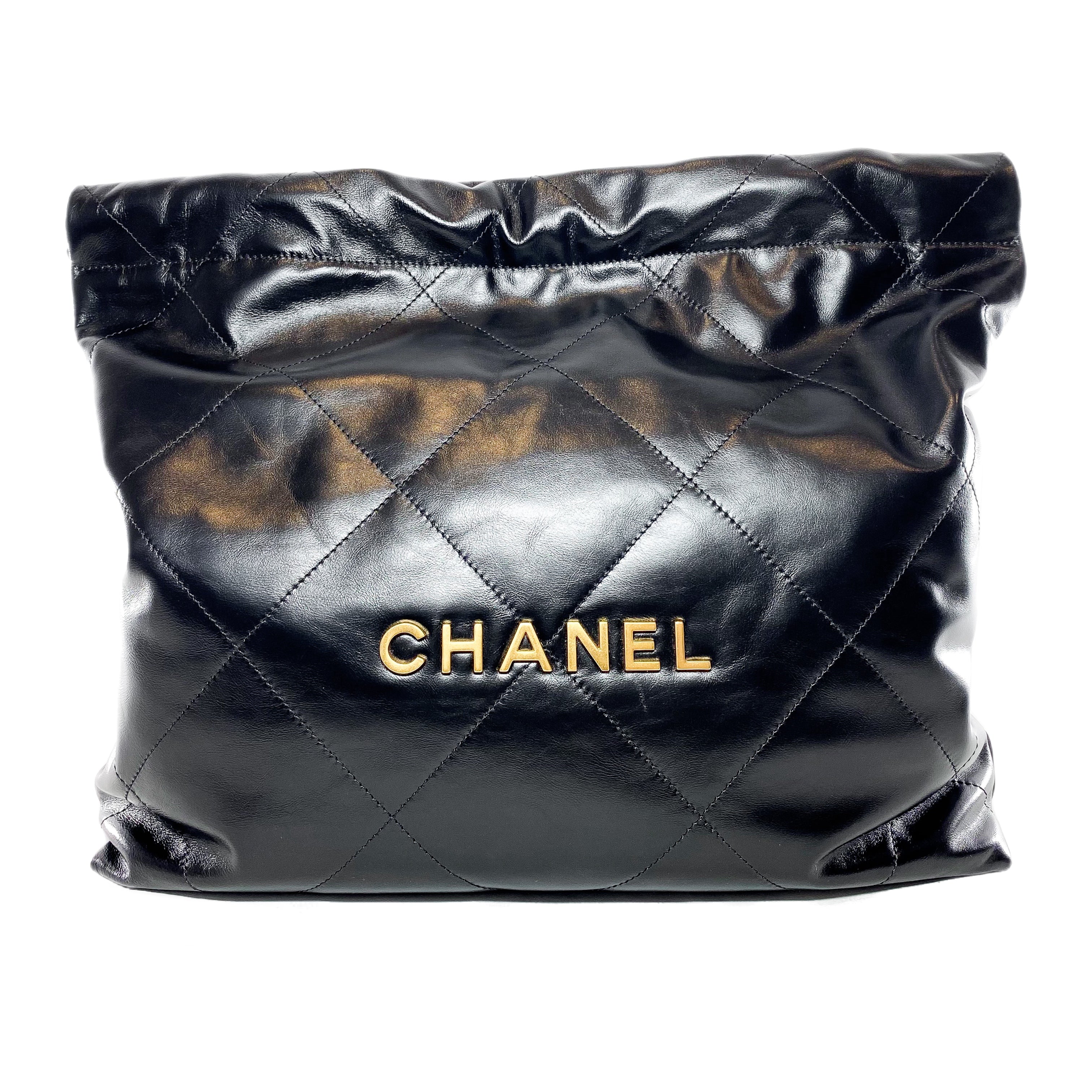 Chanel 22 Medium Black Quilted