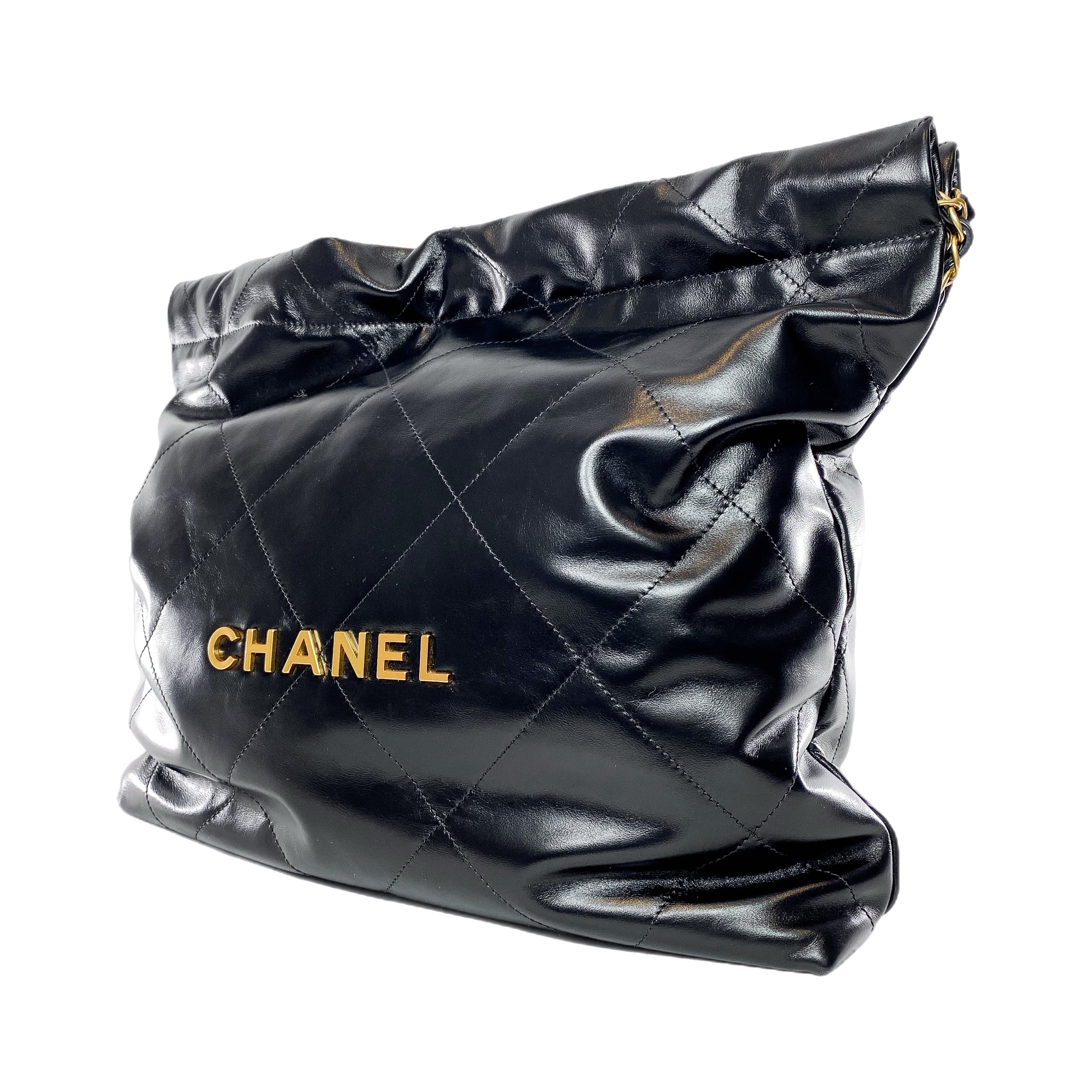 Chanel 22 Medium Black Quilted