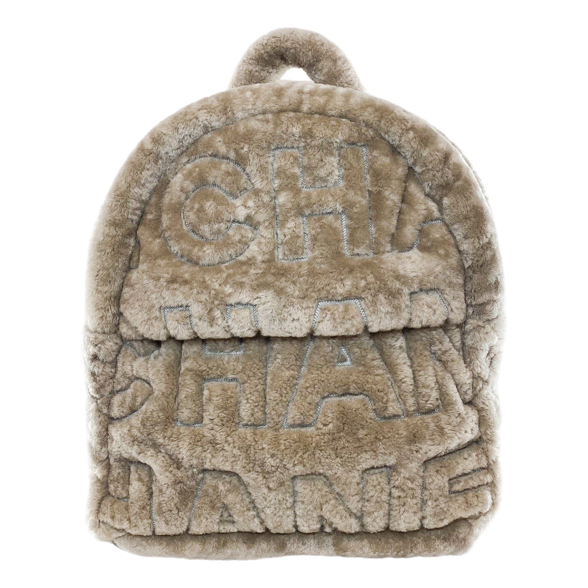 ★EMS★ SHEARLING BACKPACKBEIGE Shearling Backpack