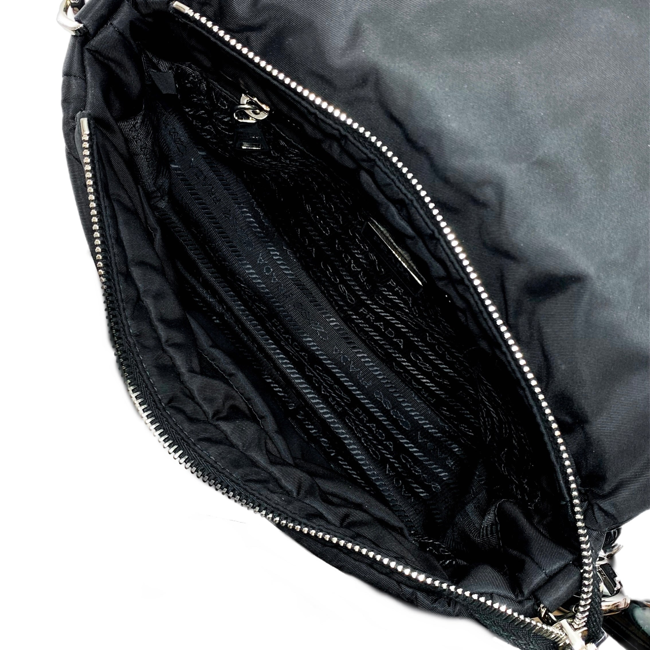 Prada Black Re-Nylon Shoulder Bag