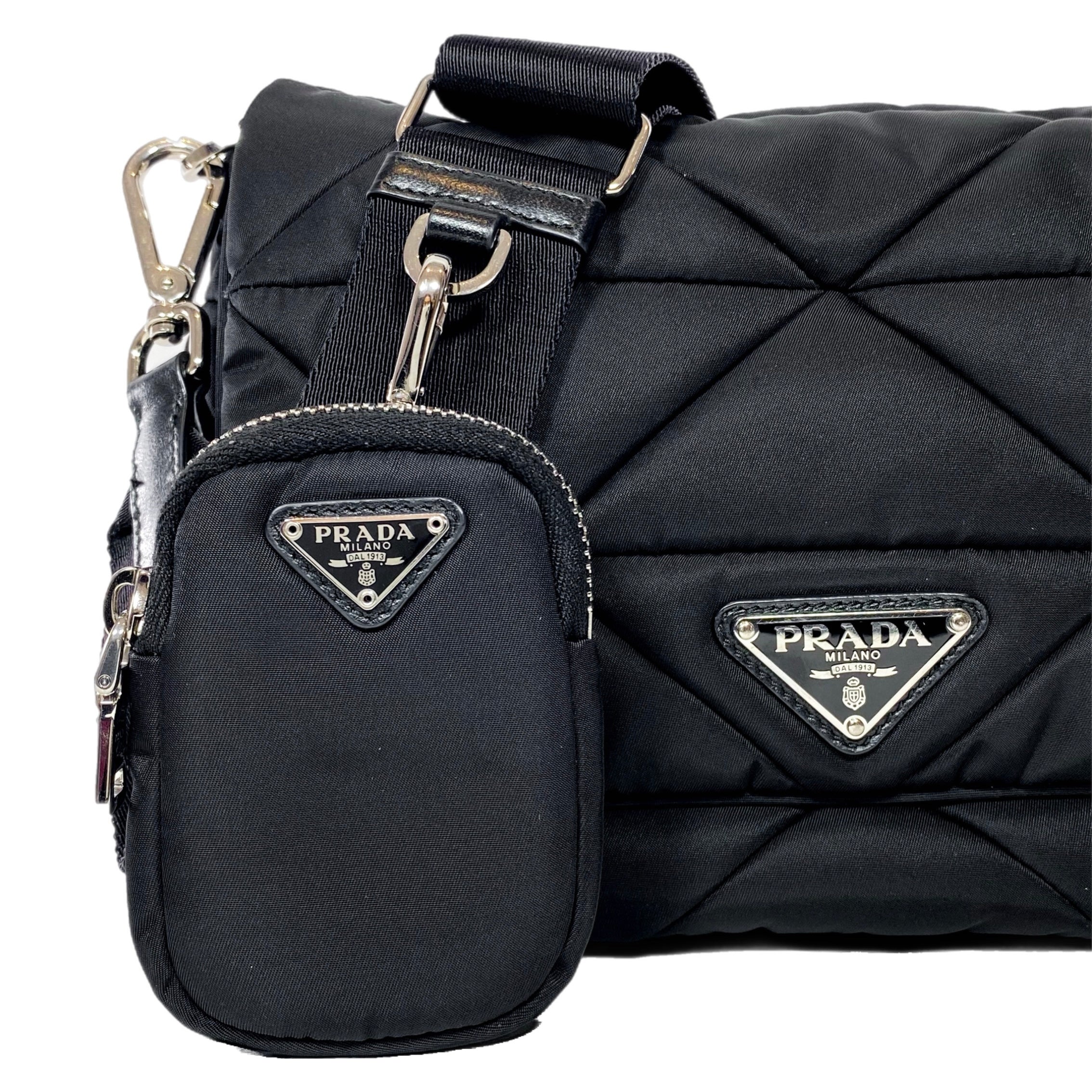 Prada Black Re-Nylon Shoulder Bag