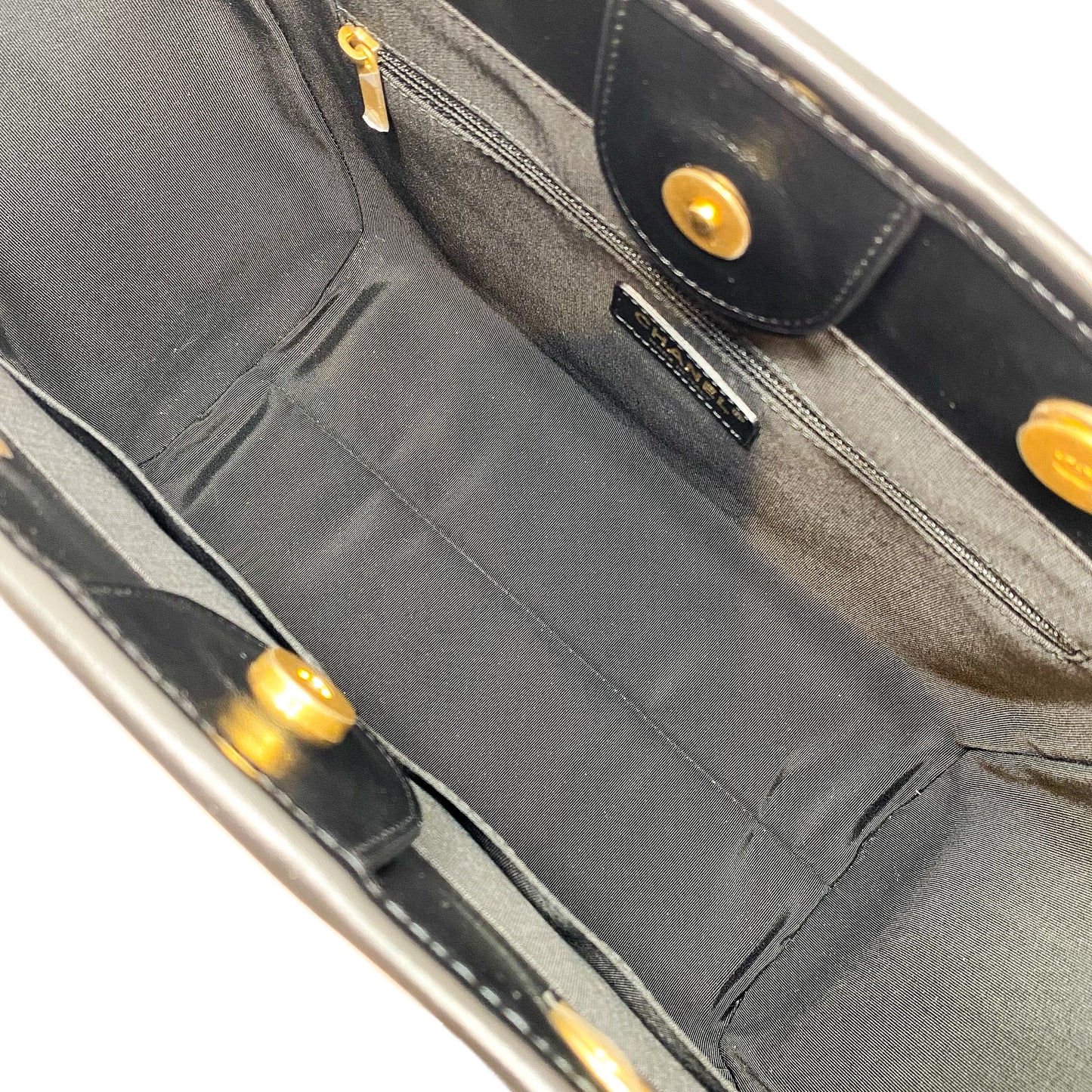 Chanel Black Charms Medium Deauville