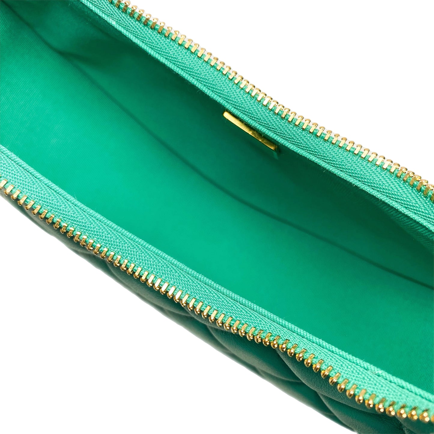 Chanel Small Green Quilted Hobo Bag