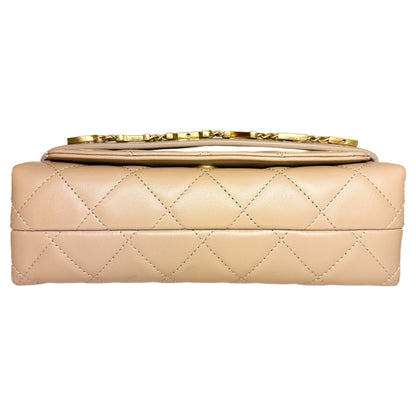 Chanel Beige Enchained Flap Bag