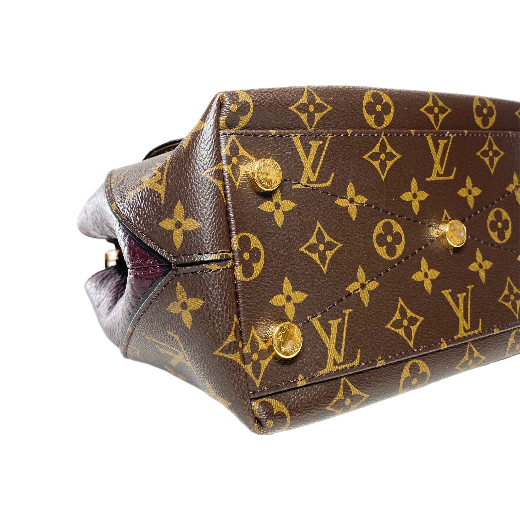 Louis Vuitton Bordeaux Ostrich Lizard Majestueux Tote MM – Consign