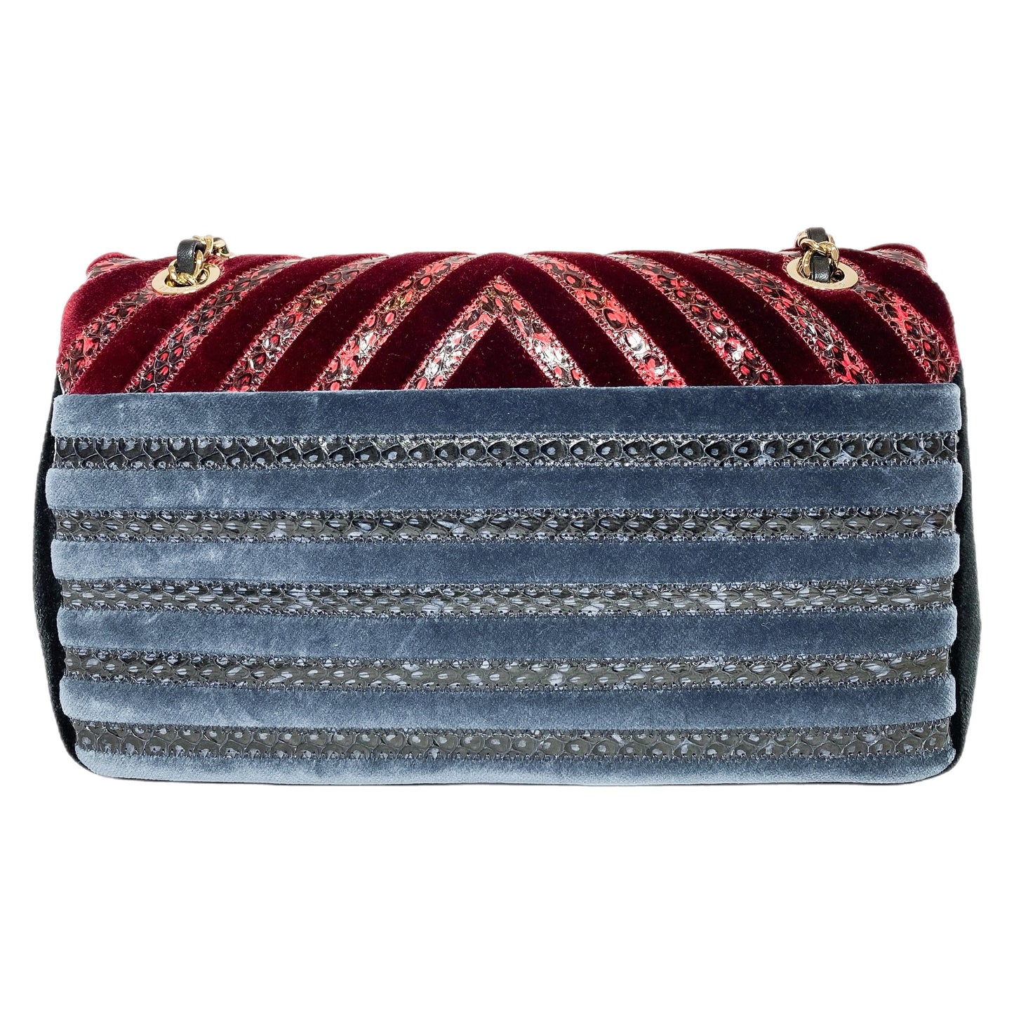 Chanel Velvet Python Limited Edition Flap Bag