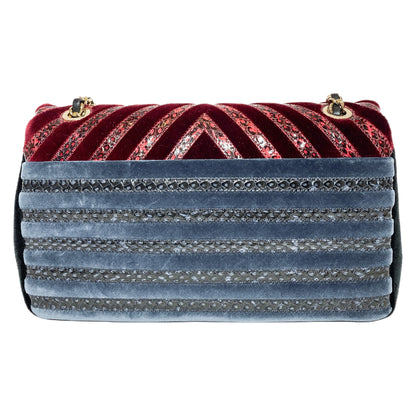 Chanel Velvet Python Limited Edition Flap Bag
