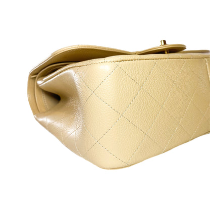 Chanel Beige Jumbo Double Flap Bag