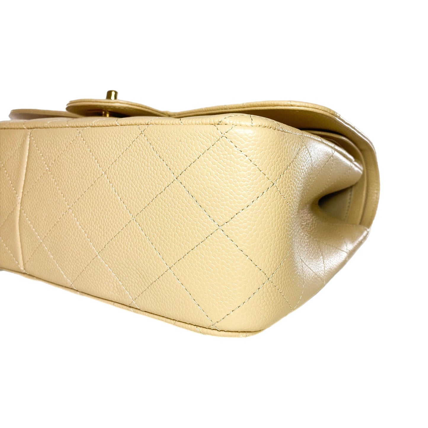 Chanel Beige Jumbo Double Flap Bag