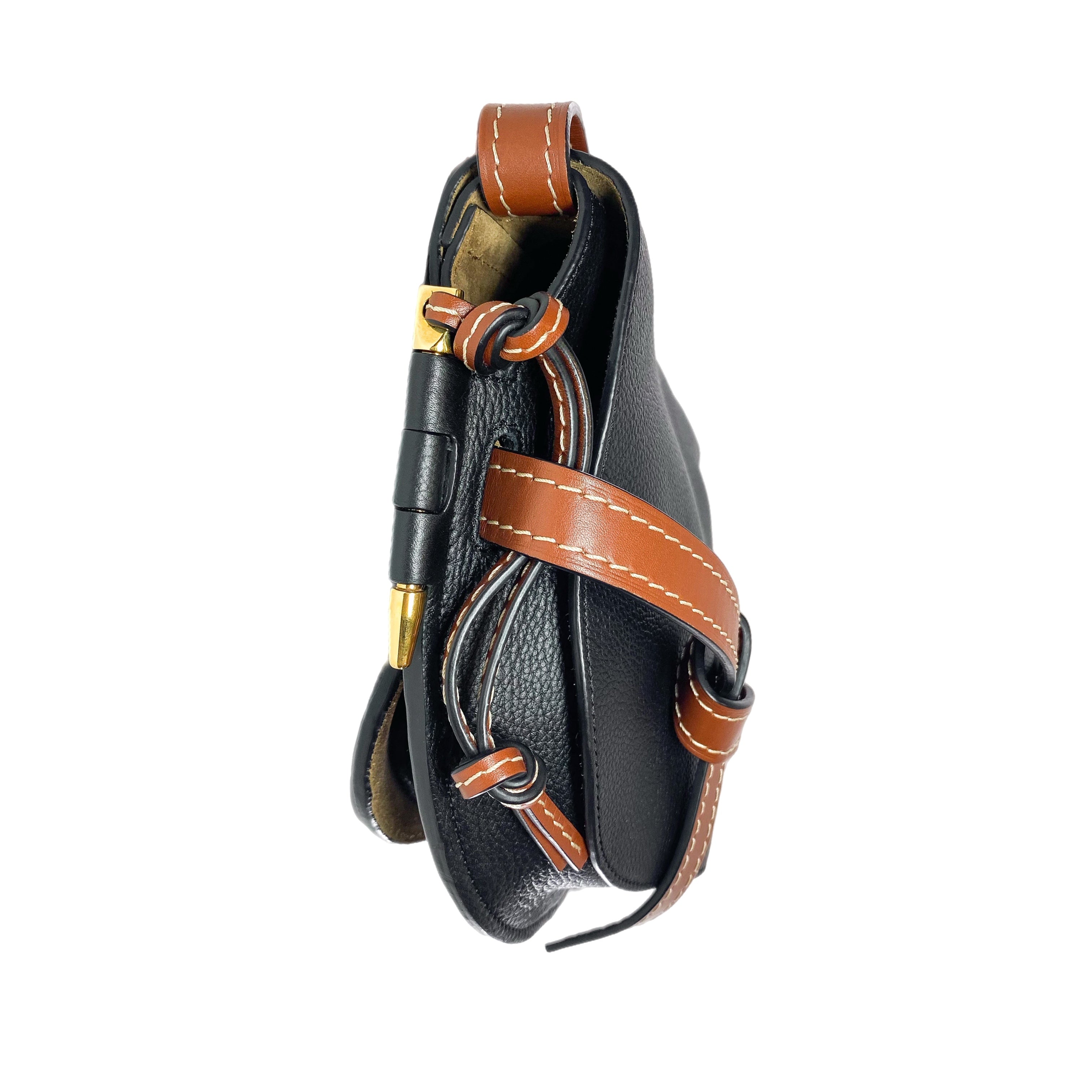 Loewe Black Warm Desert Gate Crossbody Bag