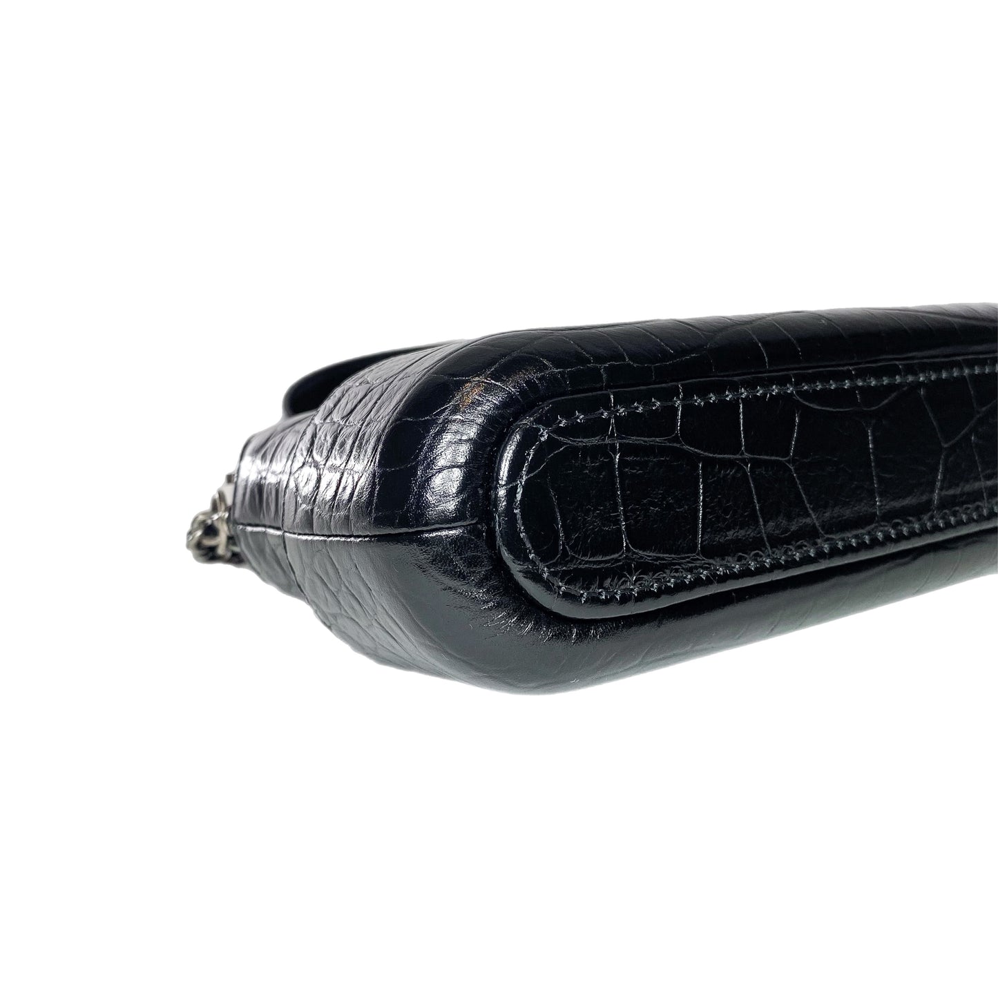 Chanel Black Gabrielle Embossed Mini Shoulder Bag