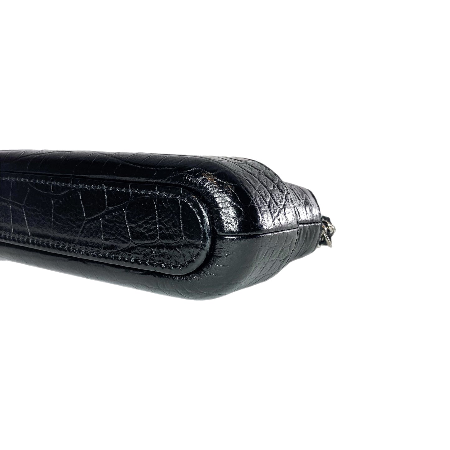 Chanel Black Gabrielle Embossed Mini Shoulder Bag