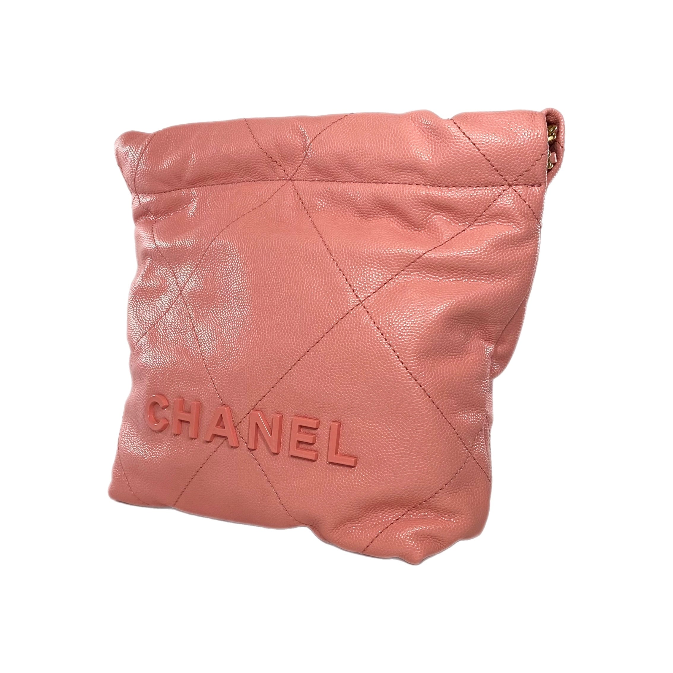 Chanel 22 Coral Pink Mini