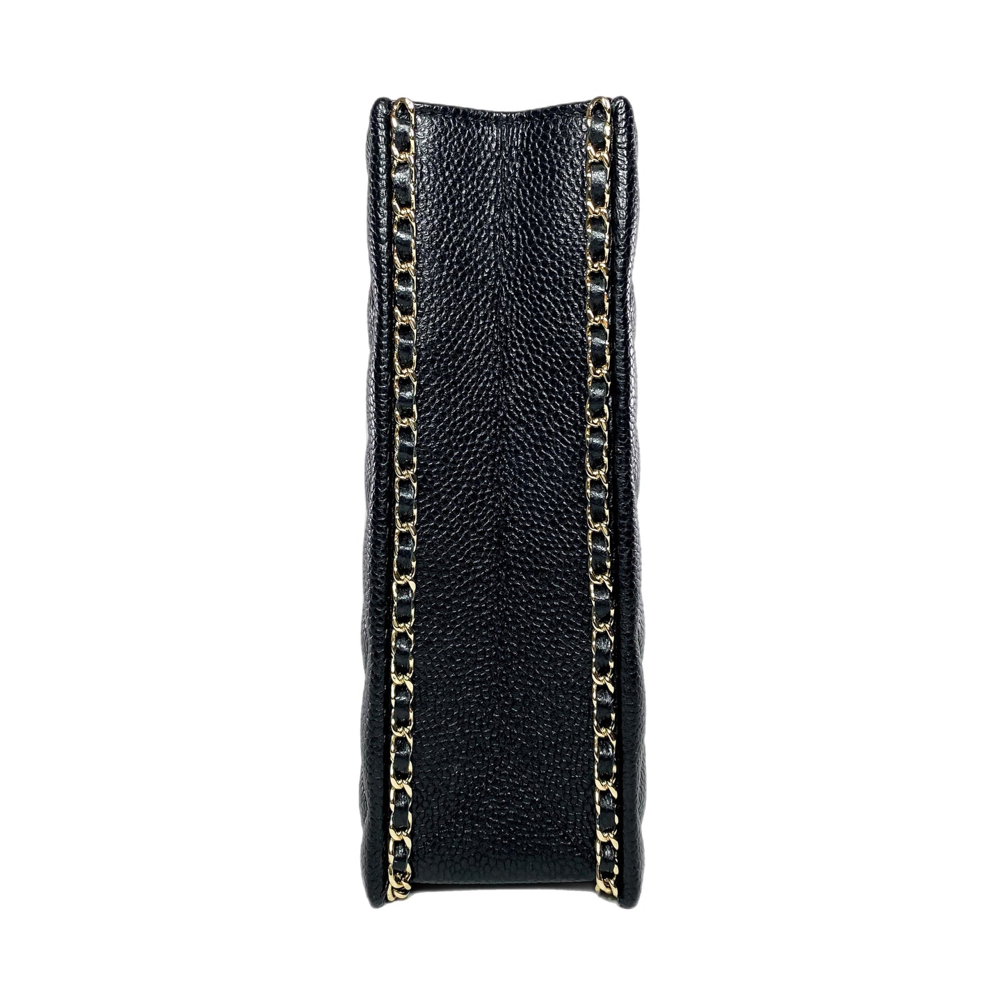 Chanel Black Quilted Caviar Evening Box Bag