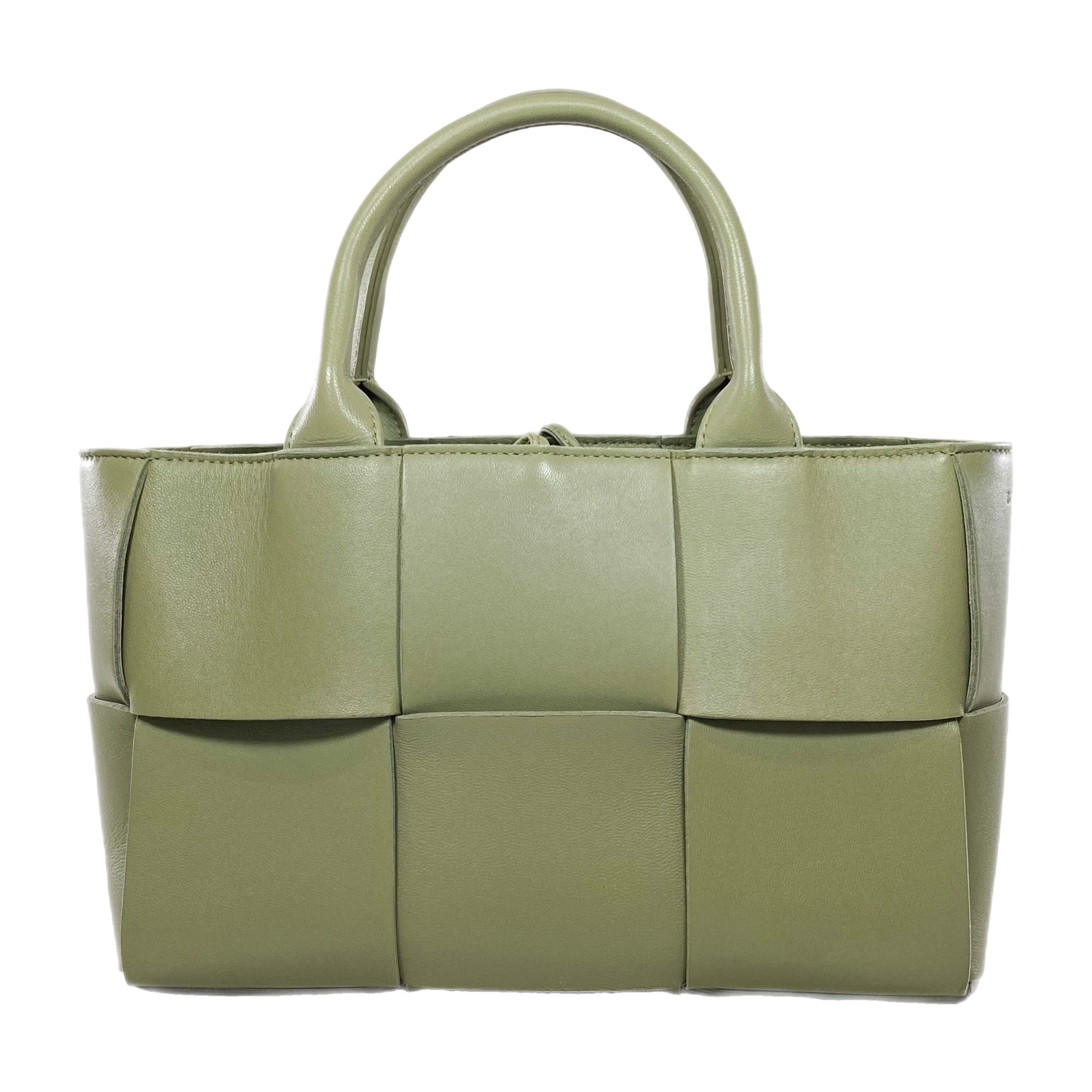 Bottega Veneta Travertine Mini Arco Tote Bag