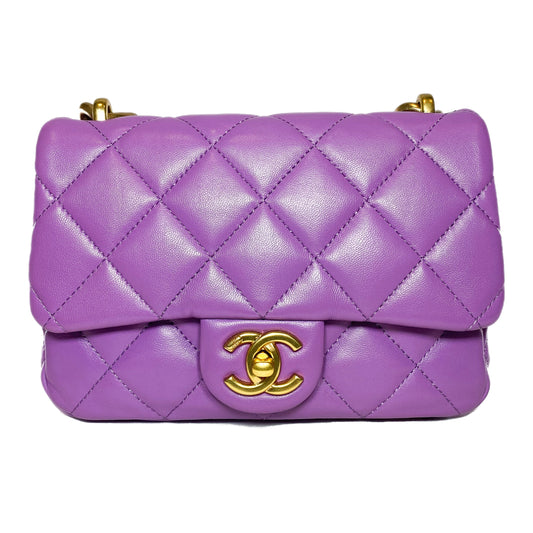 Chanel Lavender Funky Town Flap Bag