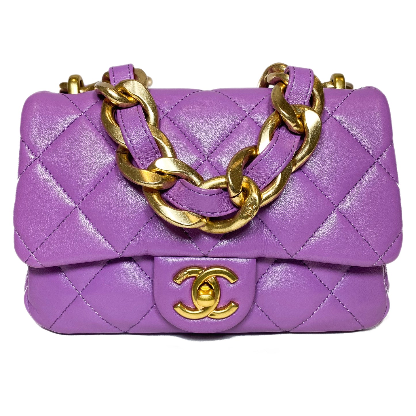 Chanel Lavender Funky Town Flap Bag