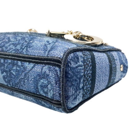 Dior Denim Blue Medium Lady D-Joy Bag
