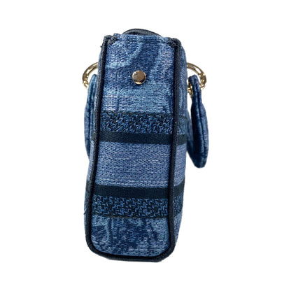 Dior Denim Blue Medium Lady D-Joy Bag