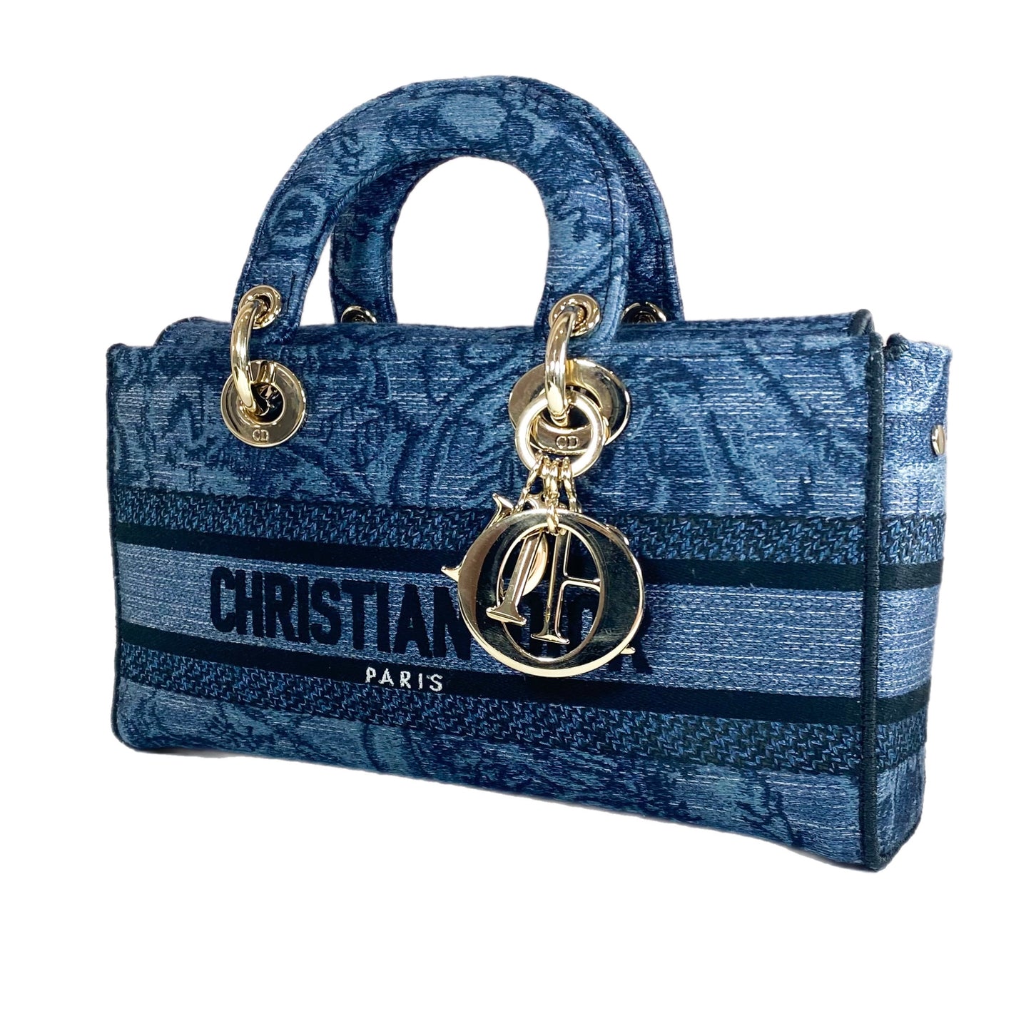 Dior Denim Blue Medium Lady D-Joy Bag