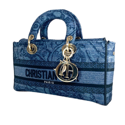 Dior Denim Blue Medium Lady D-Joy Bag