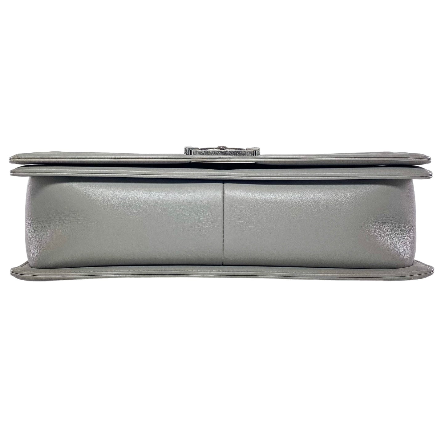 Chanel Gray Beige Ombre Large Boy Flap Bag