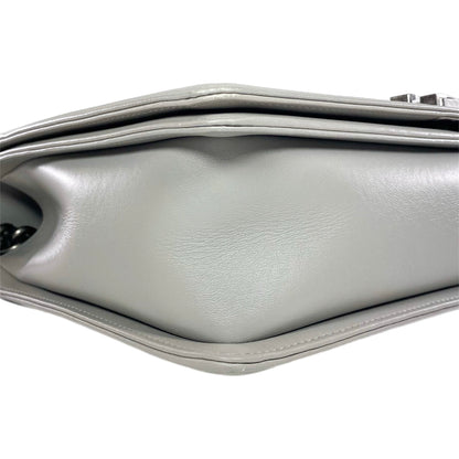 Chanel Gray Beige Ombre Large Boy Flap Bag