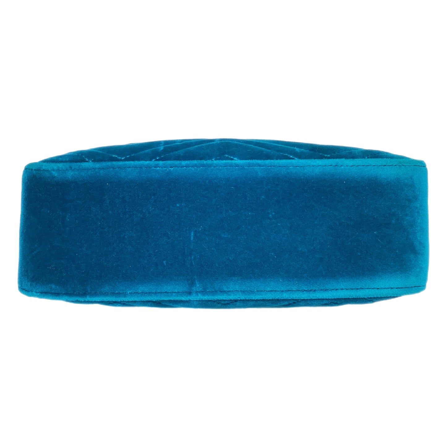 Gucci Small Velvet Pavone Cyan GG Marmont