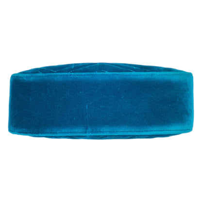 Gucci Small Velvet Pavone Cyan GG Marmont