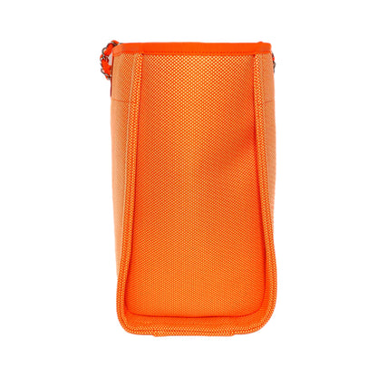 Chanel Neon Orange Medium Deauville