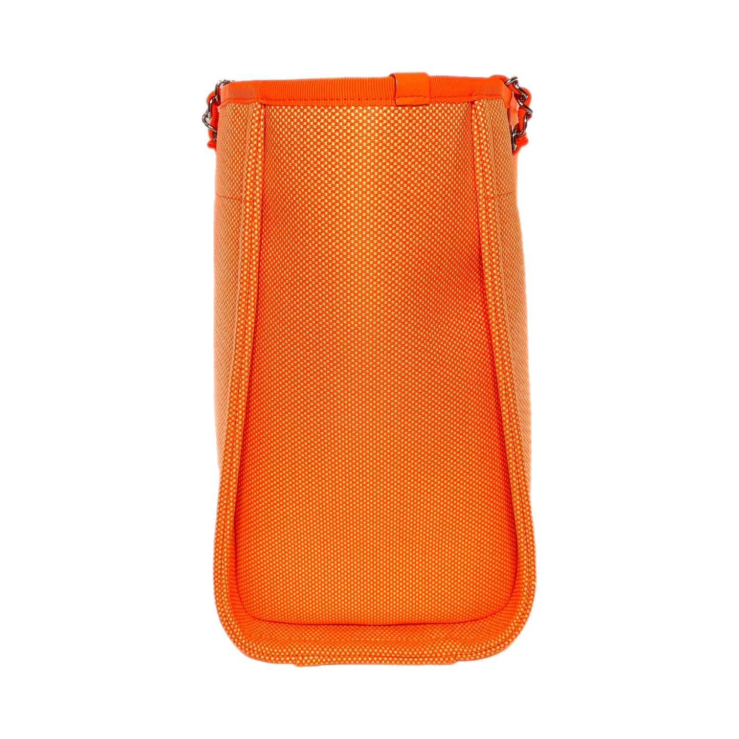 Chanel Neon Orange Medium Deauville
