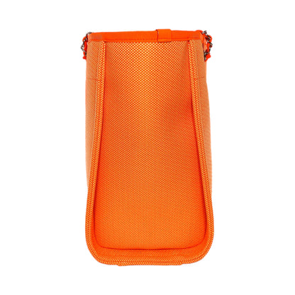 Chanel Neon Orange Medium Deauville