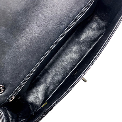 Chanel Black Patent Lambskin Medium Twist Flap Bag