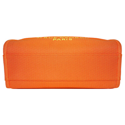 Chanel Neon Orange Medium Deauville