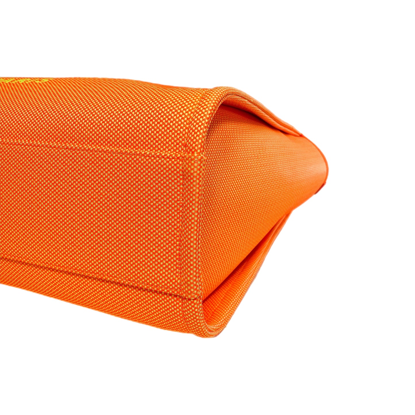 Chanel Neon Orange Medium Deauville