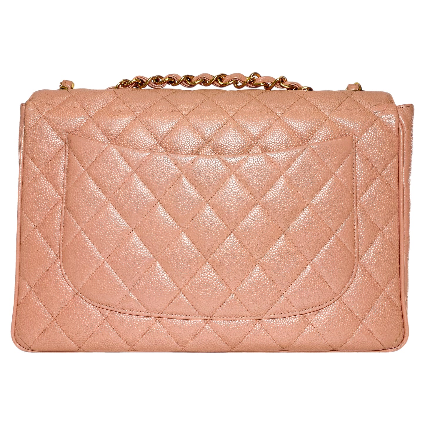 Chanel Pink Vintage Jumbo Flap Bag