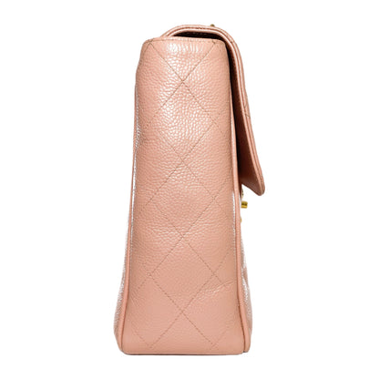 Chanel Pink Vintage Jumbo Flap Bag