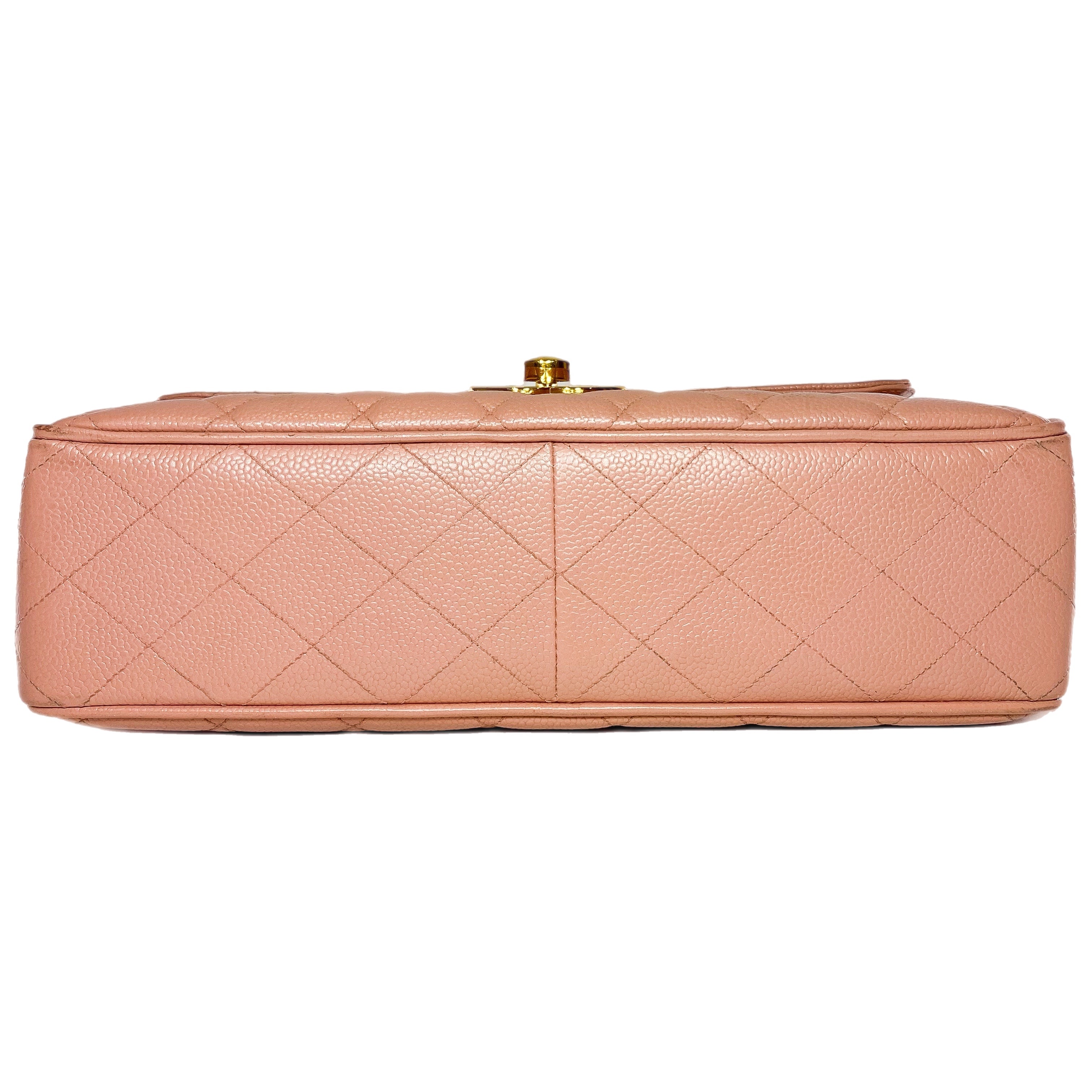 Chanel Pink Vintage Jumbo Flap Bag