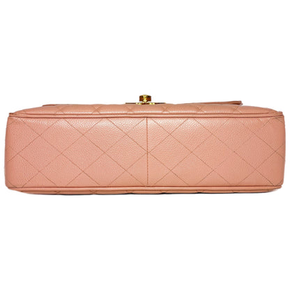 Chanel Pink Vintage Jumbo Flap Bag