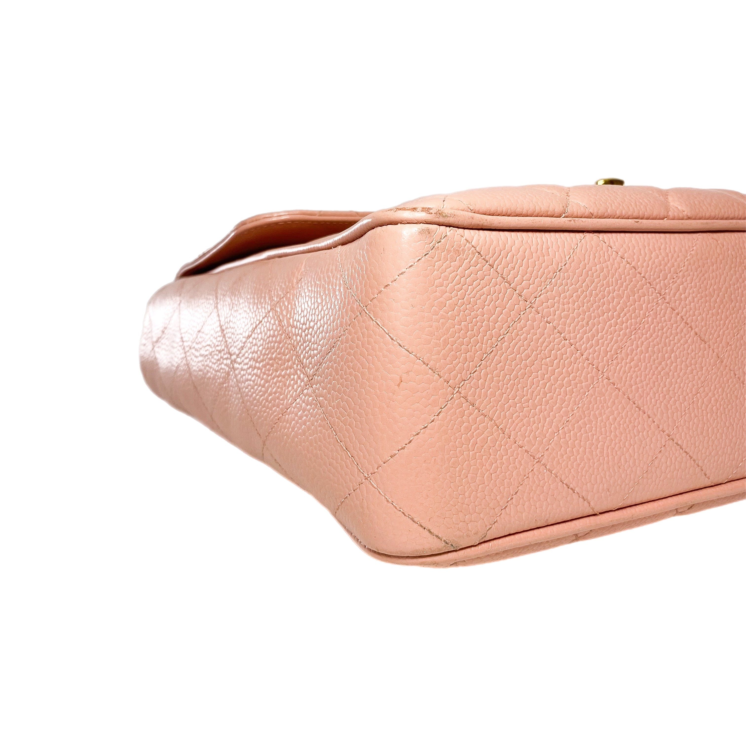 Chanel Pink Vintage Jumbo Flap Bag