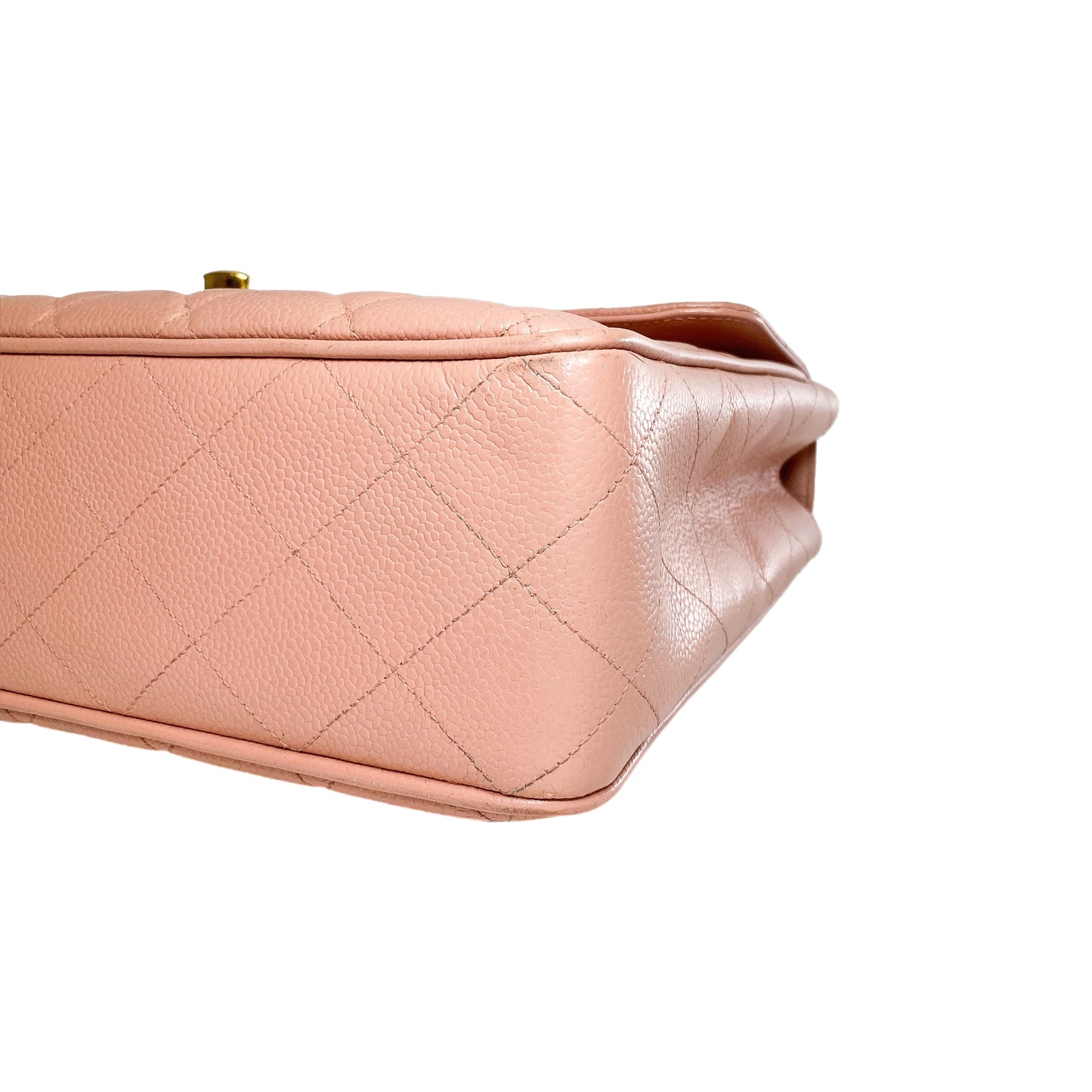 Chanel Pink Vintage Jumbo Flap Bag