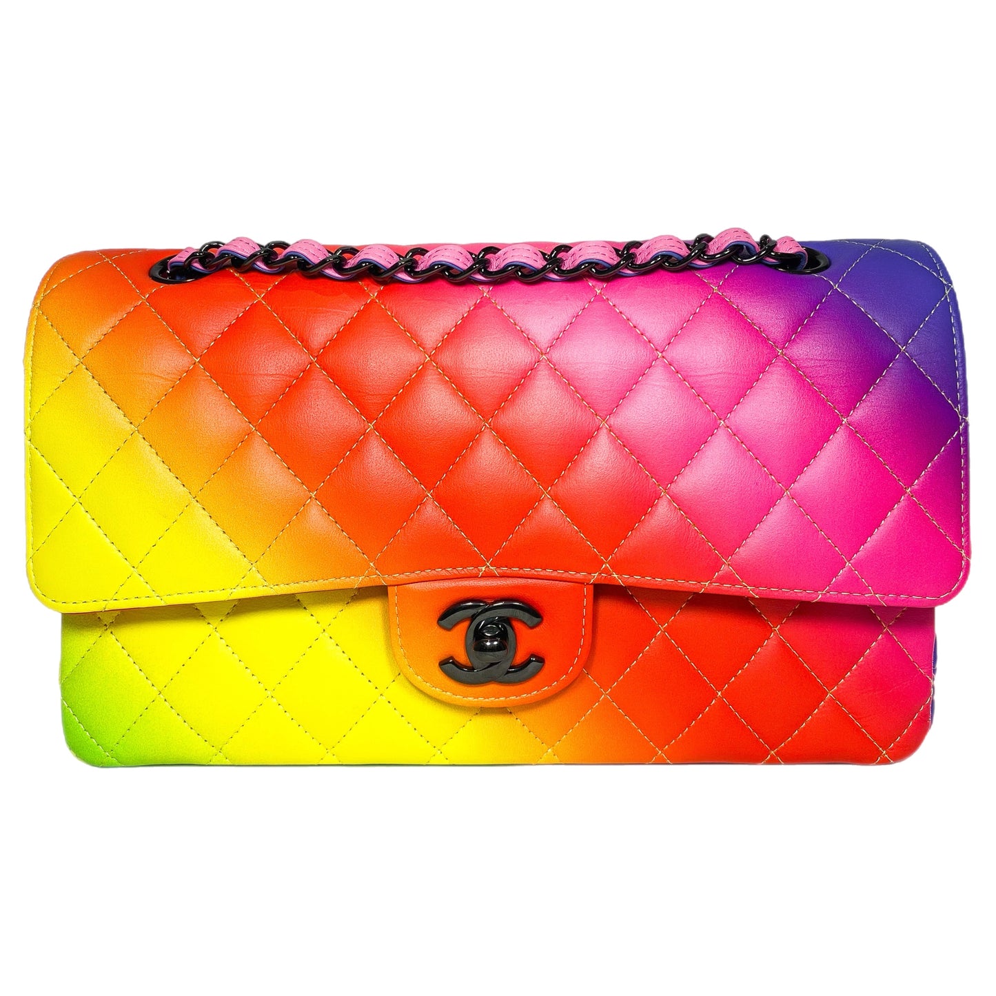 Chanel Rainbow Medium Double Flap Bag
