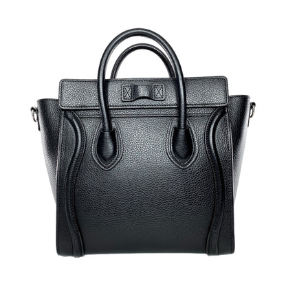 Celine Black Nano Luggage Bag