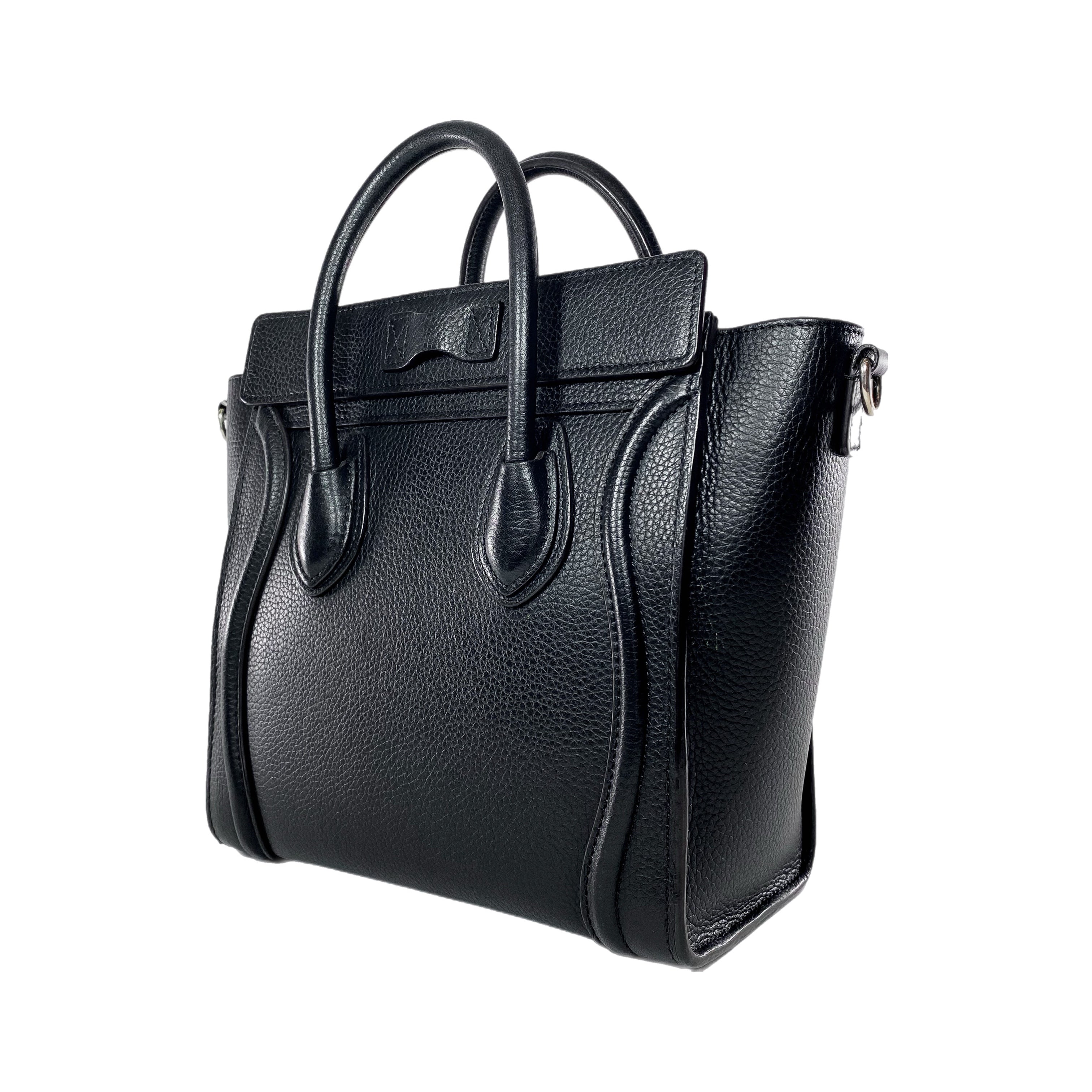 Celine Black Nano Luggage Bag Consign of the Times