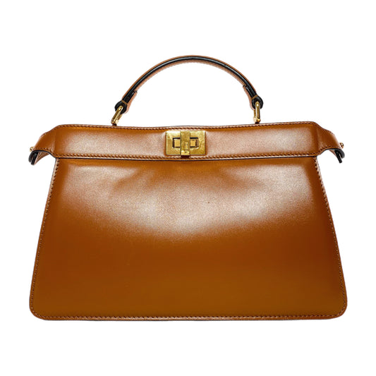 Fendi Camel East West Peekaboo
